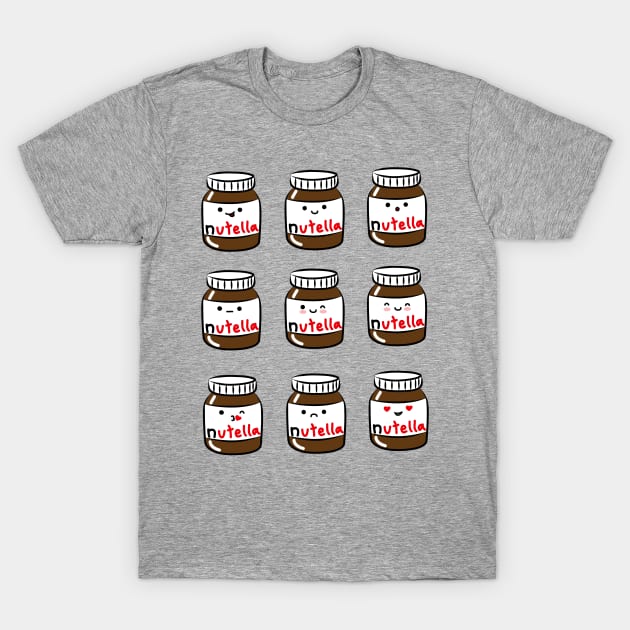 Nutella Emoji T-Shirt by Braeprint